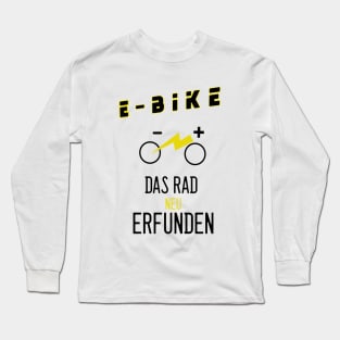 E-Bike Fahrrad Long Sleeve T-Shirt